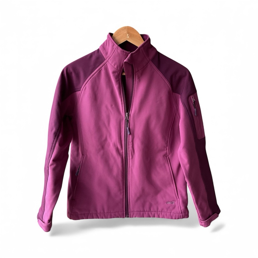avia Jacket Coat Outerwear Purple Fleece Pocket Active Gorpcore consign Medium